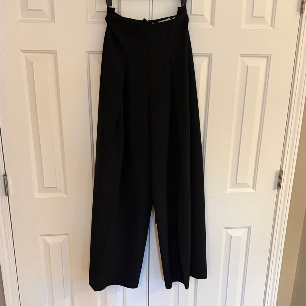 Eliza J Classic Black Wide-Leg Pants Formal palazzo pants.